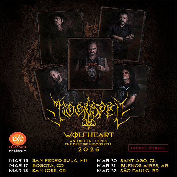 MOONSPELL – Wolfheart and Other Stories: The Best of Moonspell Tour 2026